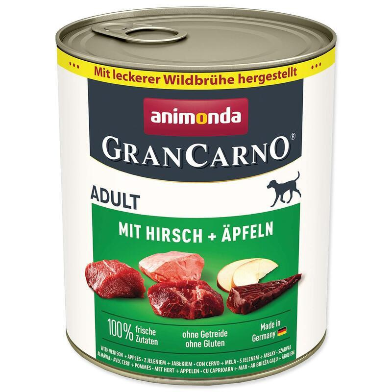 GRANCARNO Adult - jelení maso + jablka 800g
