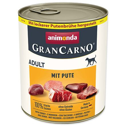 GRANCARNO Adult - hovězí, krůta 12x800 g 