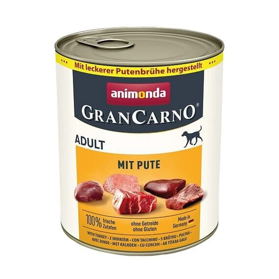 GRANCARNO Adult - hovězí, krůta 12x800 g 