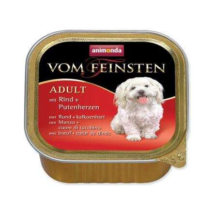 Paštika ANIMONDA Vom Feinsten hovězí + krůtí srdce 150 g