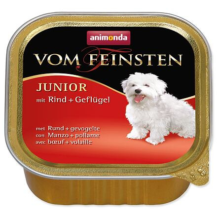 Paštika ANIMONDA Vom Feinsten Junior hovězí + drůbež 150 g