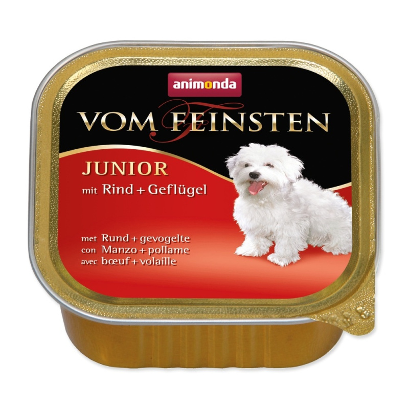 Paštika ANIMONDA Vom Feinsten Junior hovězí + drůbež 150 g