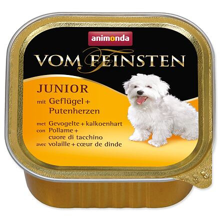 Paštika ANIMONDA Vom Feinsten Junior drůbeží + krůtí srdce 150 g