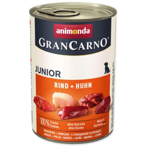GRANCARNO JUNIOR - kuře, hovězí 400g 