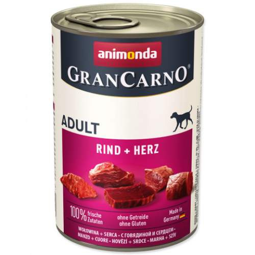 Animonda GRANCARNO Adult - hovězí , srdce 400g
