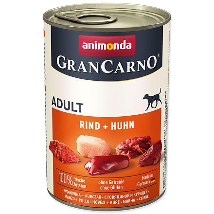 GRANCARNO Adult - hovězí, kuřecí 6x400g