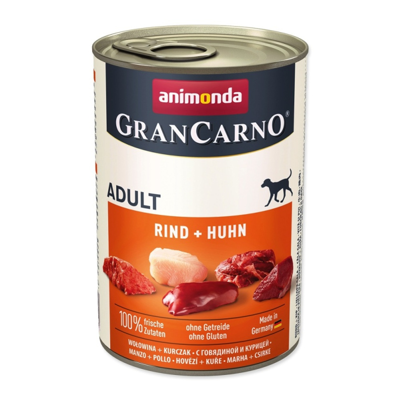 GRANCARNO Adult - hovězí, kuřecí 6x400g