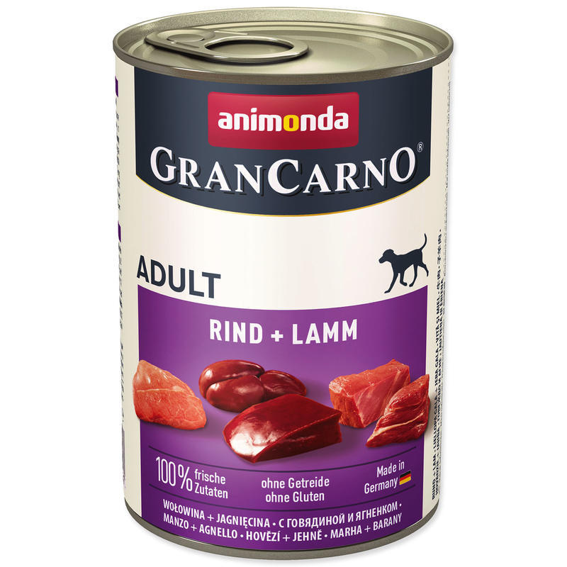 GRANCARNO Adult - hovězí, jehněčí 400 g