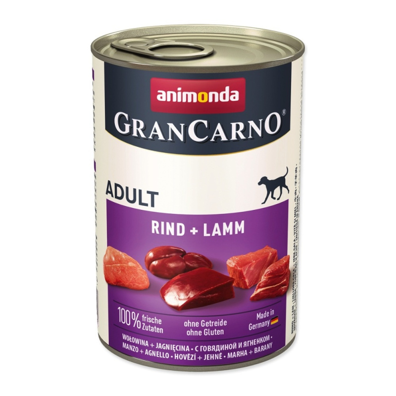 GRANCARNO Adult - hovězí, jehněčí 400 g