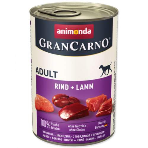 GRANCARNO Adult - hovězí, jehněčí 400 g