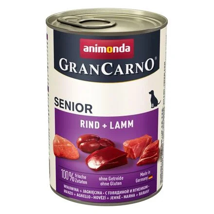 GRANCARNO Senior - hovězí, jehněčí 400 g