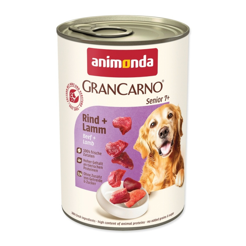 GRANCARNO Senior - hovězí, jehněčí 400 g