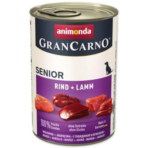 GRANCARNO Senior - hovězí, jehněčí 400 g