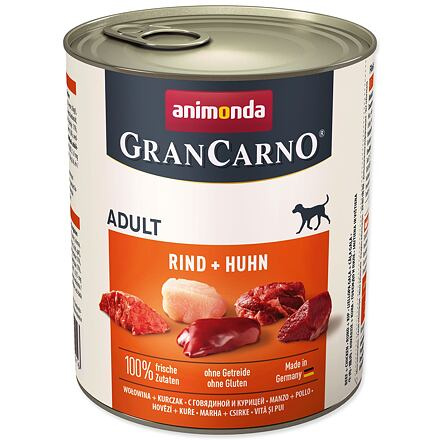GRANCARNO Adult - hovězí, kuřecí 800 g