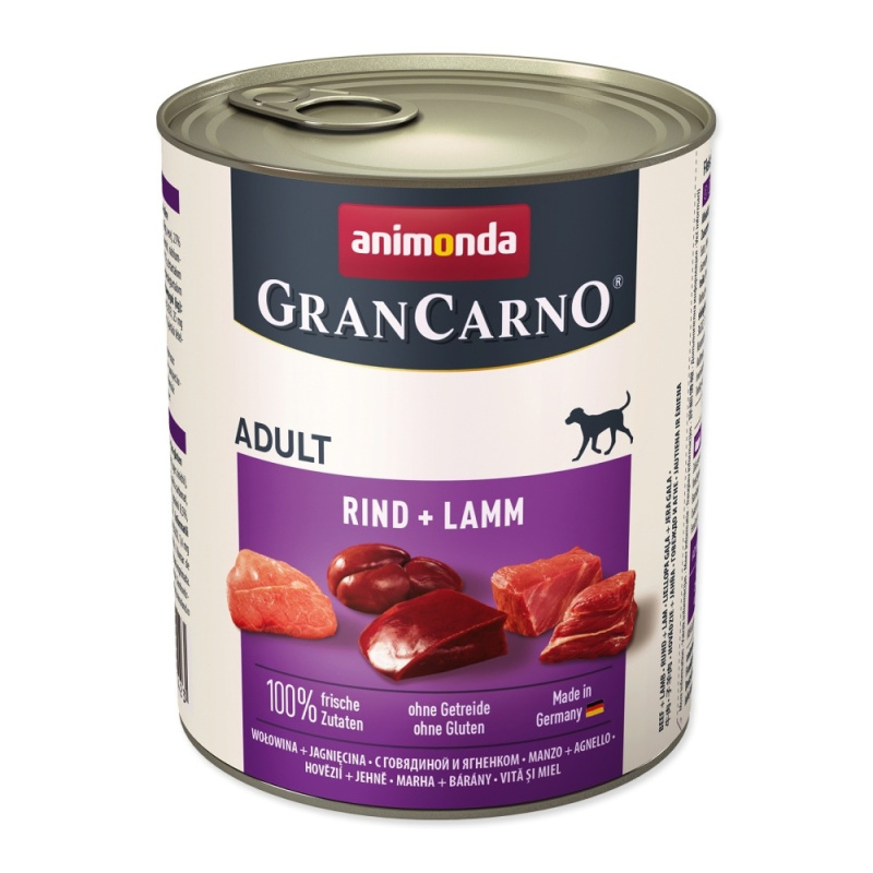 GRANCARNO Adult - hovězí, jehněčí 800 g