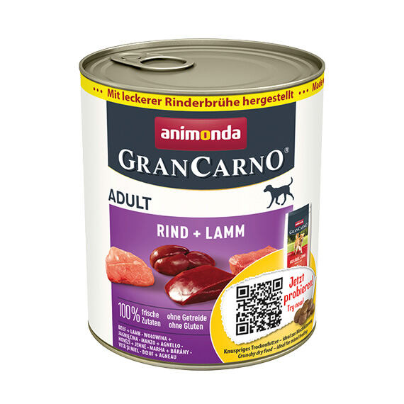 GRANCARNO Adult - hovězí, jehněčí 800 g