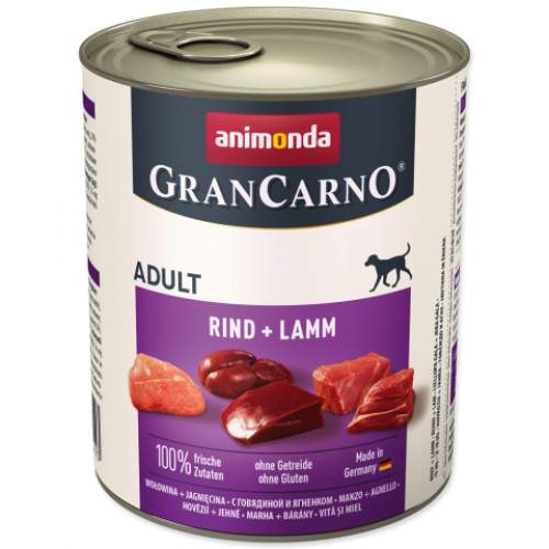 GRANCARNO Adult - hovězí, jehněčí 800 g