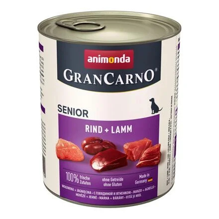 GRANCARNO Senior - hovězí, jehněčí 800g