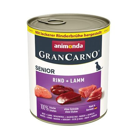 GRANCARNO Senior - hovězí, jehněčí 800g