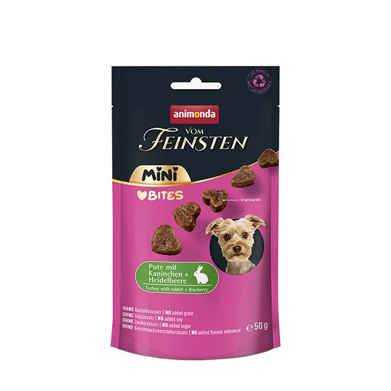 ANIMONDA VF Mini Bites pamlsky - krůta, králík, borůvky 50 g 50g