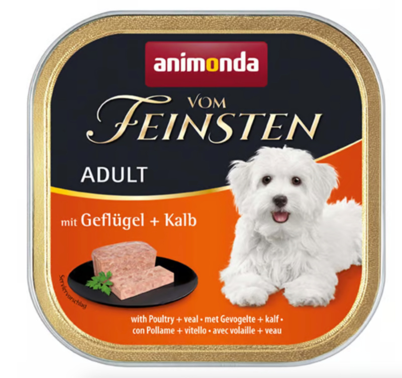 Animonda Vom Feinsten Paštika Adult 150g - Drůbeží/telecí