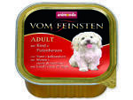 Animonda Vom Feinsten paštika Adult 150g - Hovězí/Krůtí srdce
