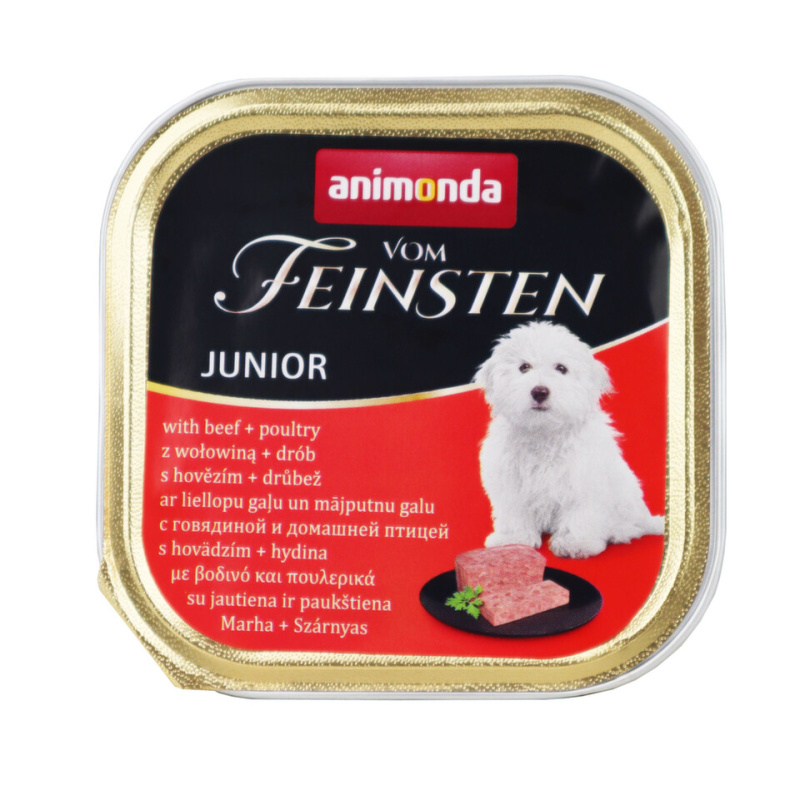 Animonda Vom Feinsten Paštika Junior - Hovězí/drůbeží
