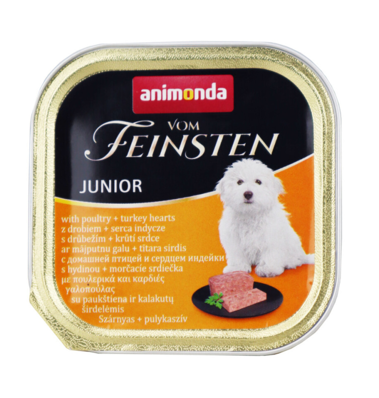 Animonda Vom Feinsten Paštika Junior - Drůbeží/Krůtí srdíčka