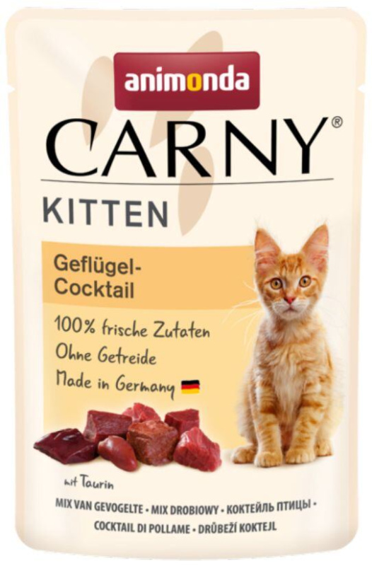 Carny Kitten drůbeží koktejl, kapsička pro koťata 85 g