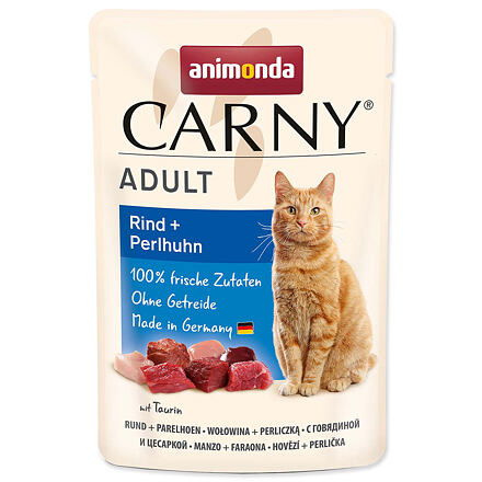 Kapsička ANIMONDA Carny Adult - hovězí + perlička 85 g