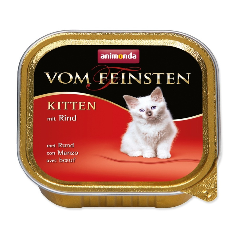 Paštika ANIMONDA Vom Feinsten Kitten hovězí 100 g