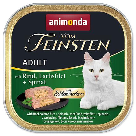 Paštika ANIMONDA Vom Feinstein hovězí + losos + špenát 100 g