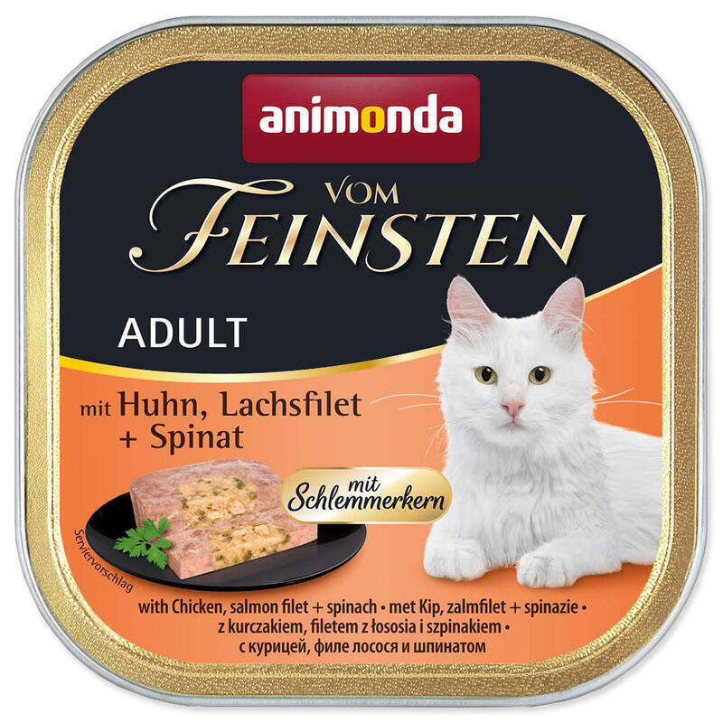 Animonda Vom Fenstein Paštika Adult 100g - Kuře/Losos/Špenát