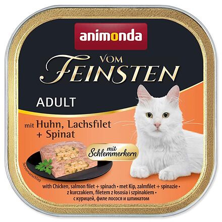 Animonda Vom Fenstein Paštika Adult 100g - Kuře/Losos/Špenát
