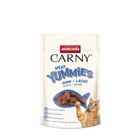 ANIMONDA Carny Adult Meat Yummies - kuře + losos  50g
