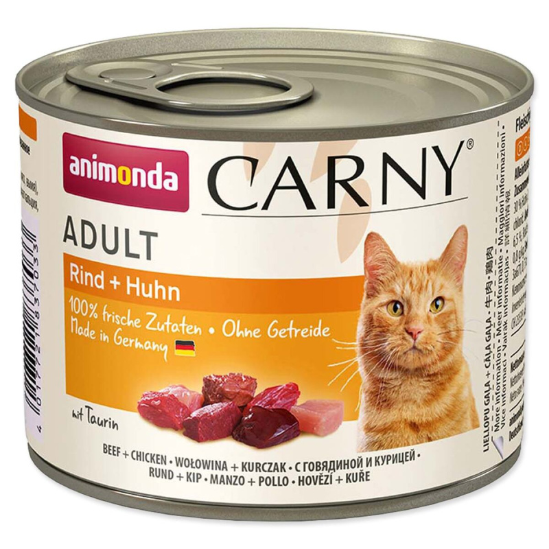 Konzerva ANIMONDA Carny Adult hovězí + kuřecí 200 g