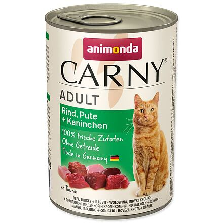 Konzerva ANIMONDA Carny Adult hovězí + králík 400 g