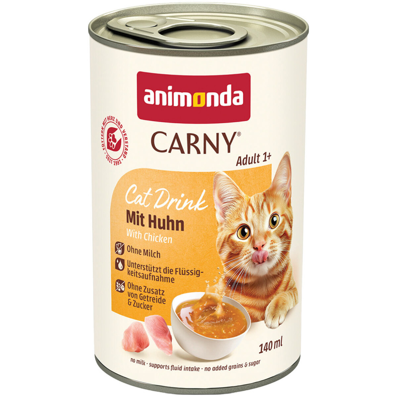 Animonda Carny Cat Drink nápoj pro kočky s kuřecím masem, 140 ml