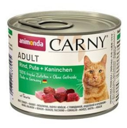 ANIMONDA konzerva CARNY Adult - hovězí, krůta, králík 200 g