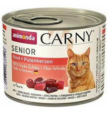 ANIMONDA konzerva CARNY Senior - hovězí, krůtí srdce 200 g