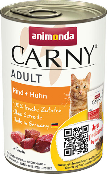 Animonda Carny Cat Hovězí/Kuřecí - 400g