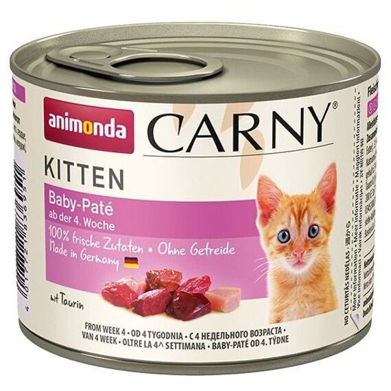 ANIMONDA konzerva CARNY BABY PATÉ hovězí, kuřecí 200 g
