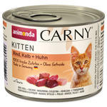 Konzerva ANIMONDA Carny Kitten hovězí, telecí + kuřecí 200g
