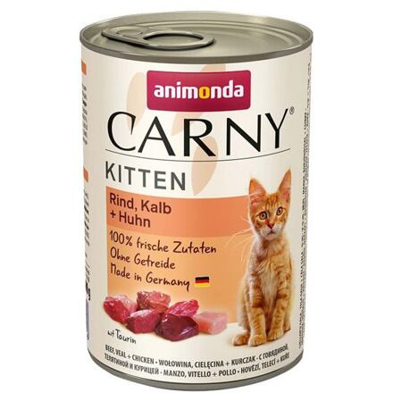 Animonda Carny Cat Kitten Telecí/Kuřecí/Krůta - 400g
