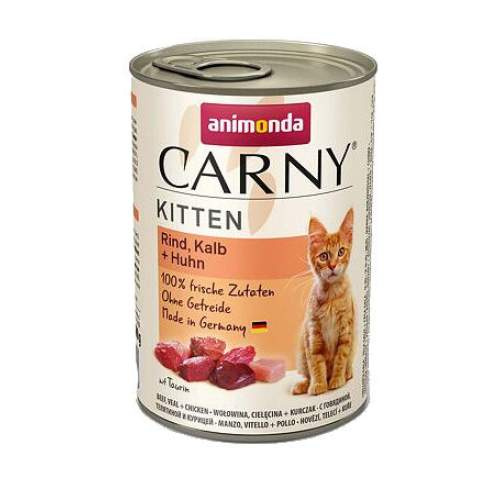 Animonda Carny Cat Kitten Telecí/Kuřecí/Krůta - 400g