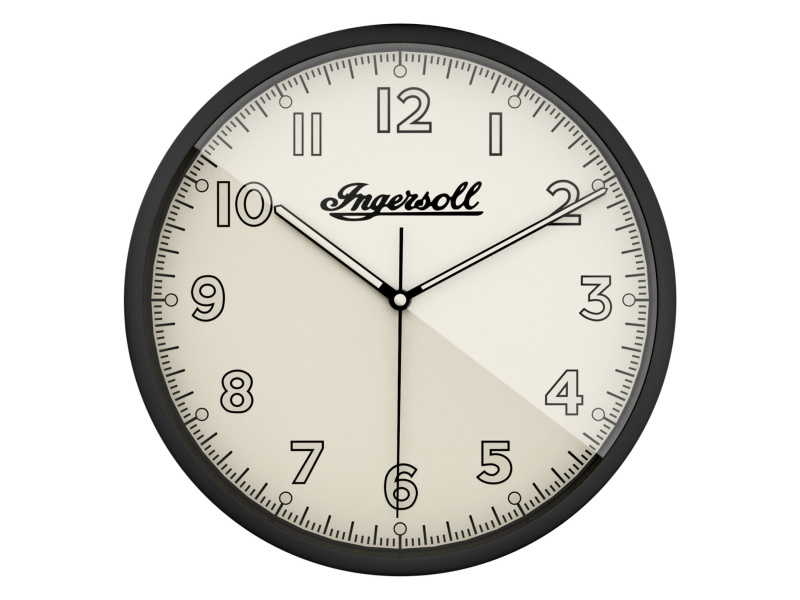 Ingersoll Nástěnné hodiny, Ø 30 cm (bílá)