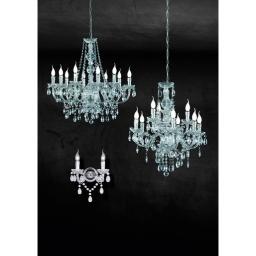 Reality Lüster závěsné osvětlení chrom r1170-00 RER1170-00