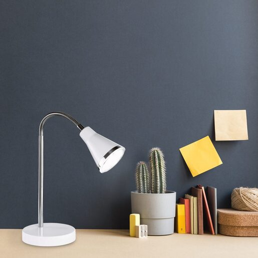 Reality Arras led stolní lampa bílá r52711101 RER52711101