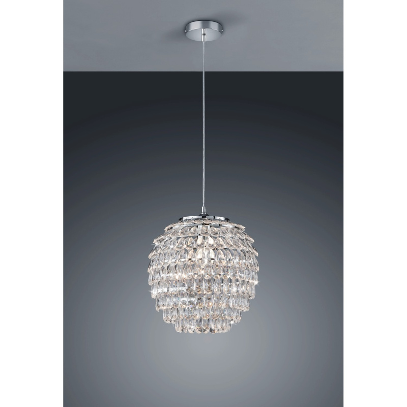 Reality Petty závěsné osvětlení chrom rer 30451906 RER30451906