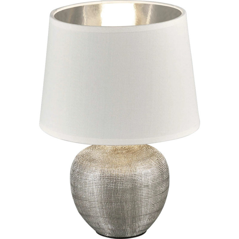 Reality Luxor stolní lampa stříbrná r50621089 RER50621089